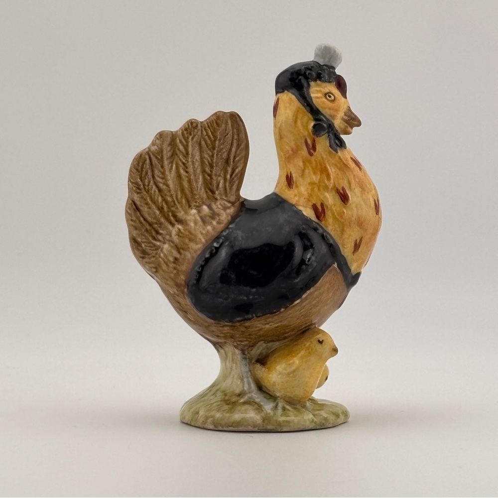 Vintage Beswick Beatrix Potter’s “Sally Henny Penny” Porcelain Figurine